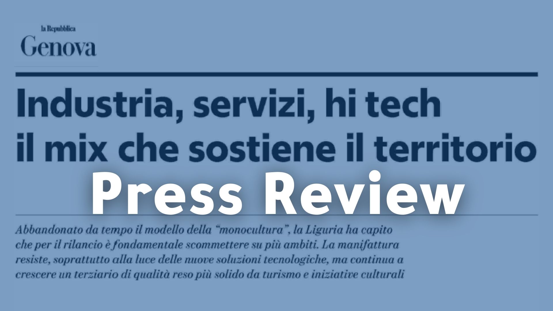 Top 500 Liguria - Italmatch Chemicals on La Repubblica annual ranking