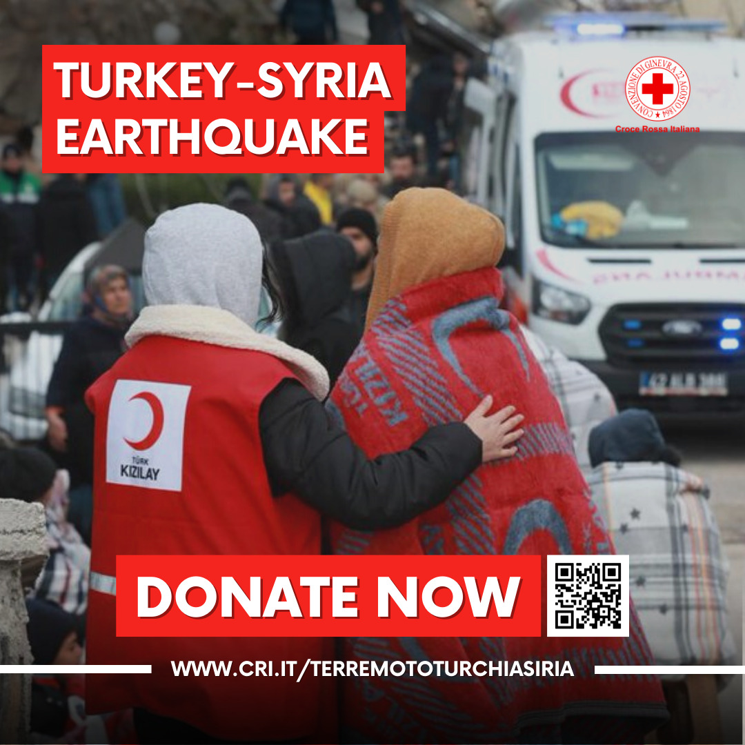 Turkey Syria Earthquake_Join Italian Red Cross Fundraising_How to donate
